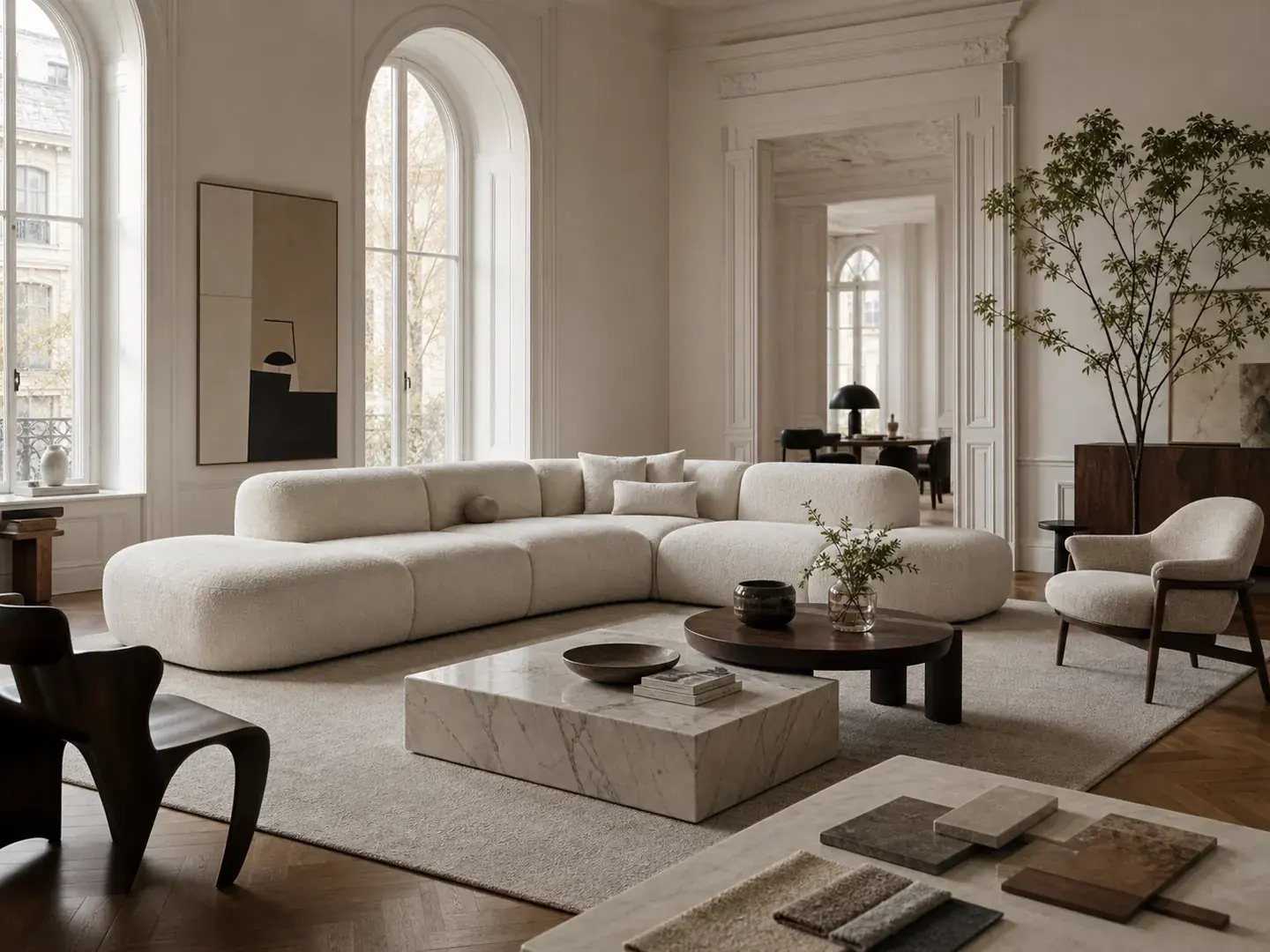 Focused modern furniture categories for project orders.