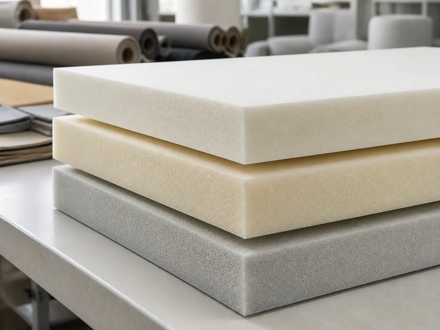 Three layers of high-density upholstery foam